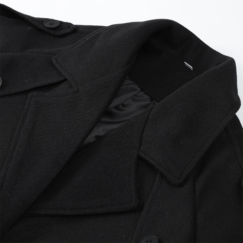Ismara Midnight Wool Trenchcoat
