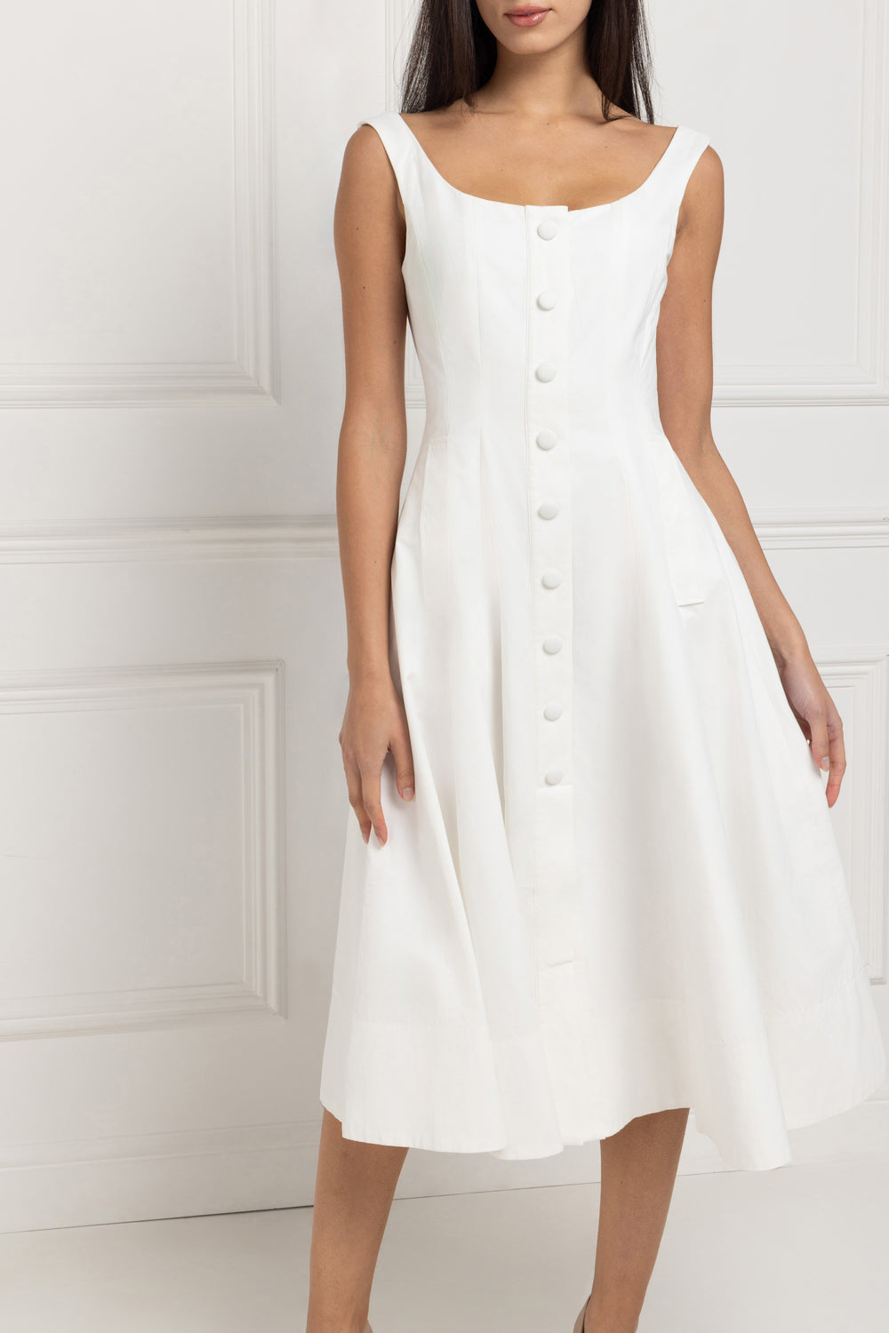 Senara Boat Neck Kleid