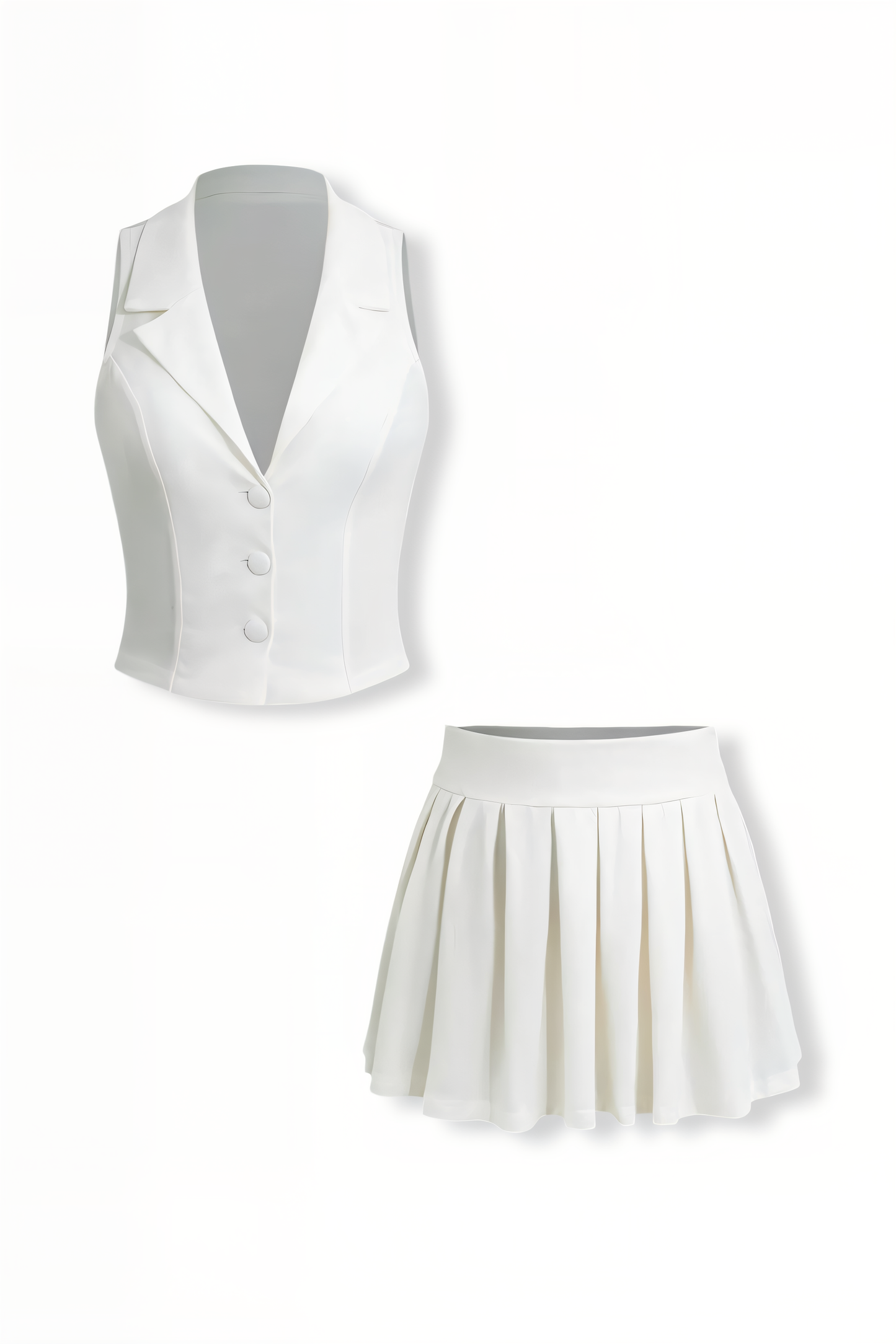 Yasira Summer Suiting Vest Zweiteiler