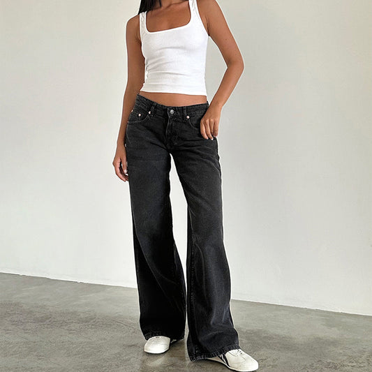 Amalie Y2K Low Waist Jeans