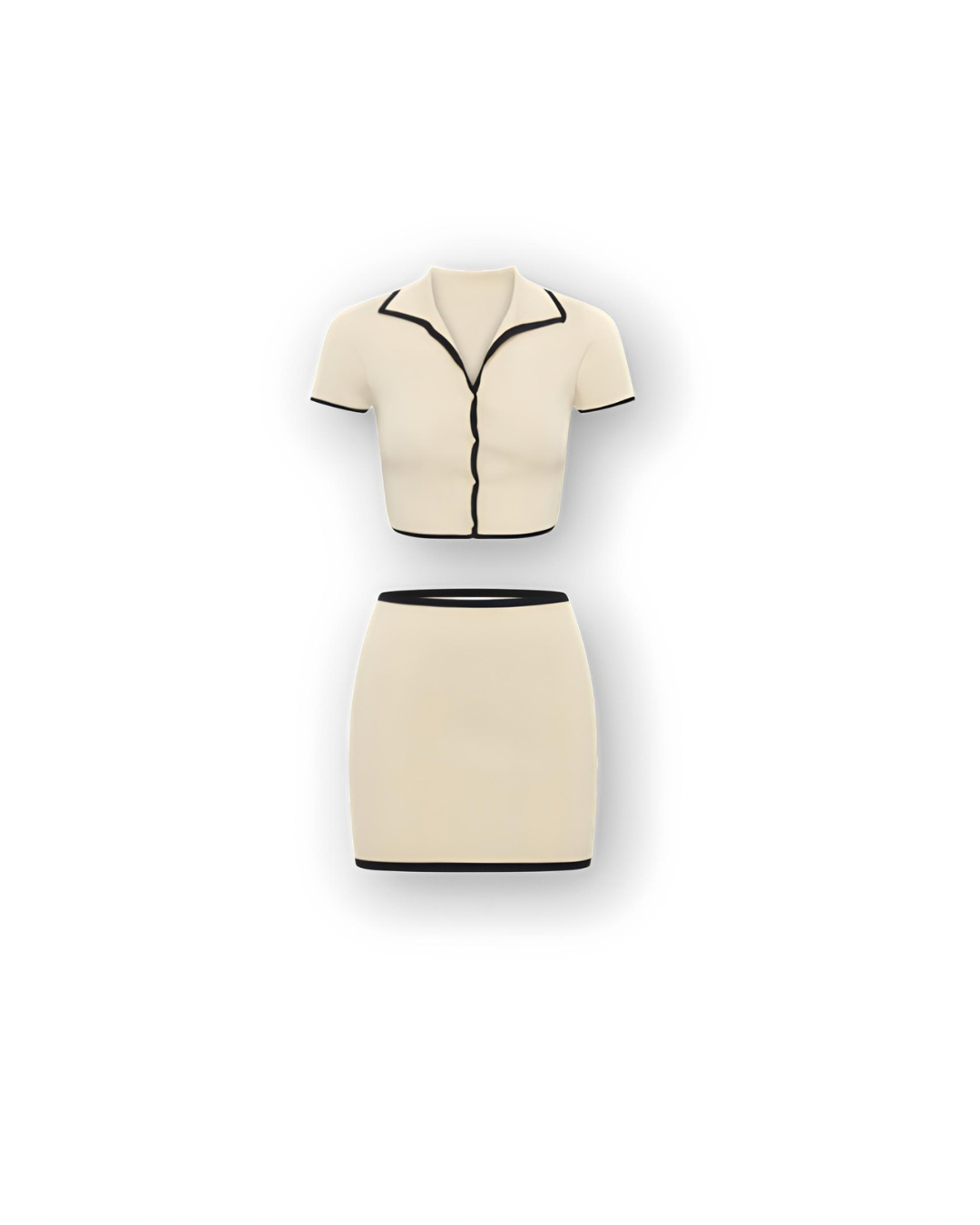 Rhiannon Beige Elegance Zweiteiler