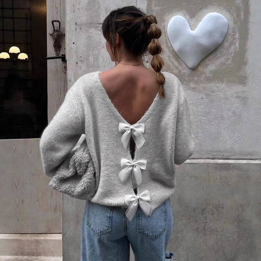 Karin Back Tie Cardigan