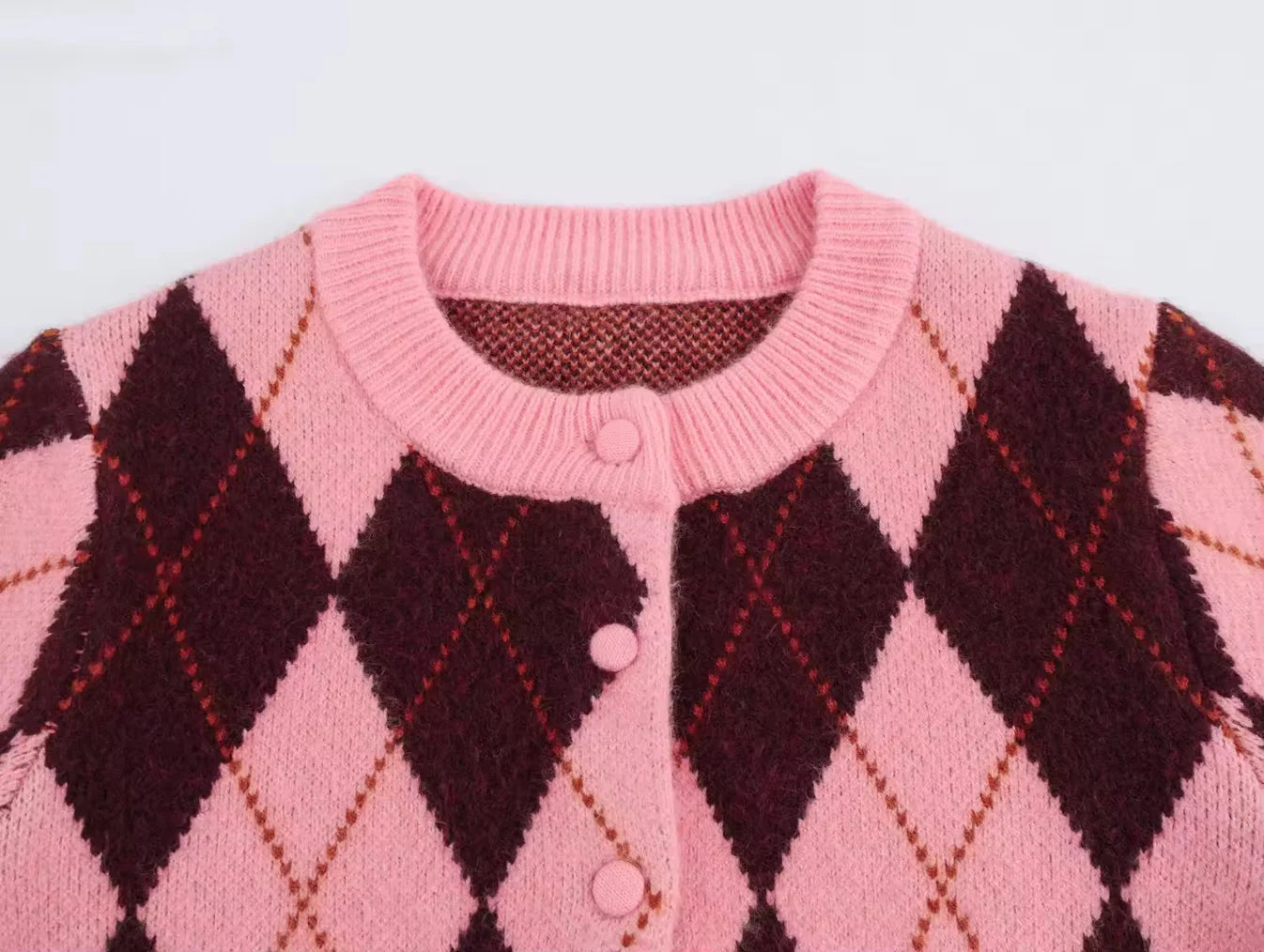 Mireen-Elise Rosé Charm Cardigan