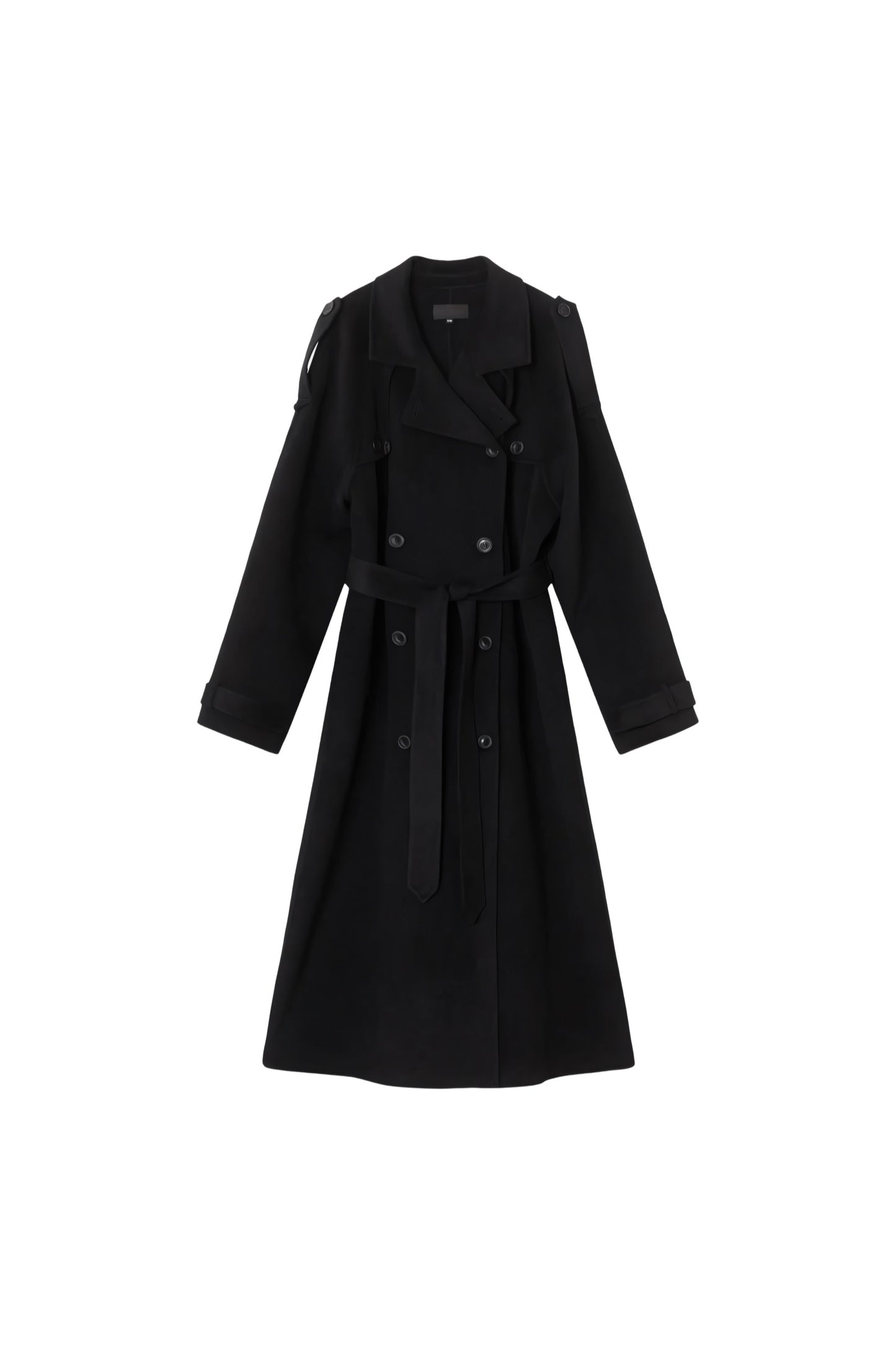 Ismara Midnight Wool Trenchcoat