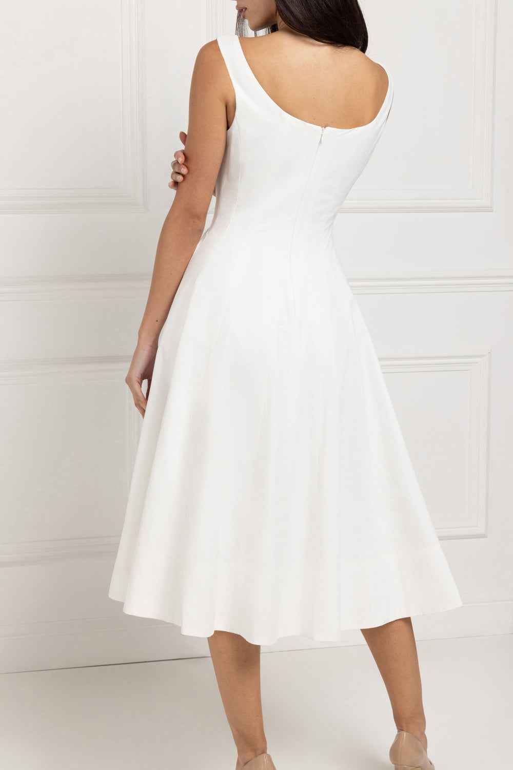 Senara Boat Neck Kleid