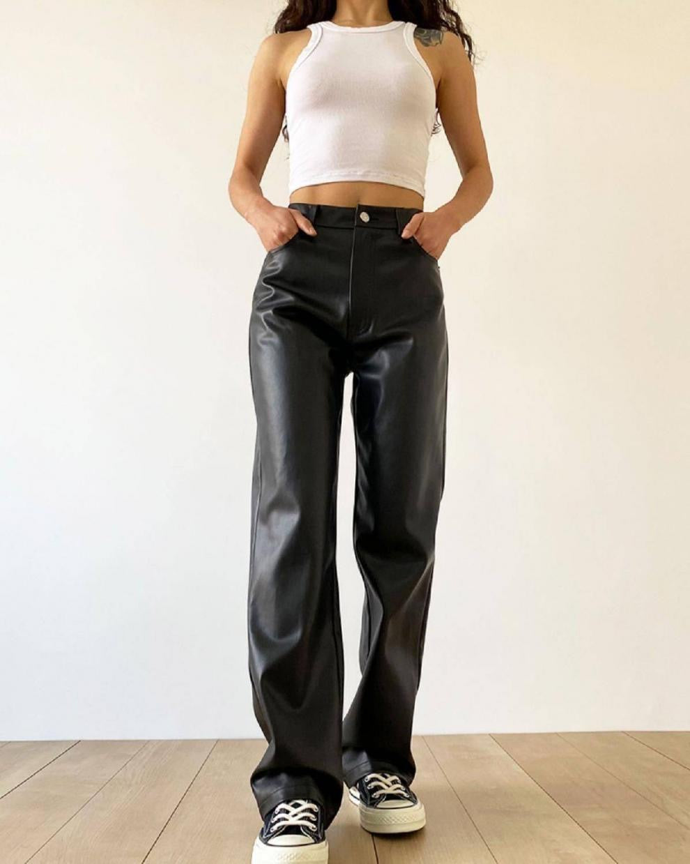 Alessia Matrix Lederhose