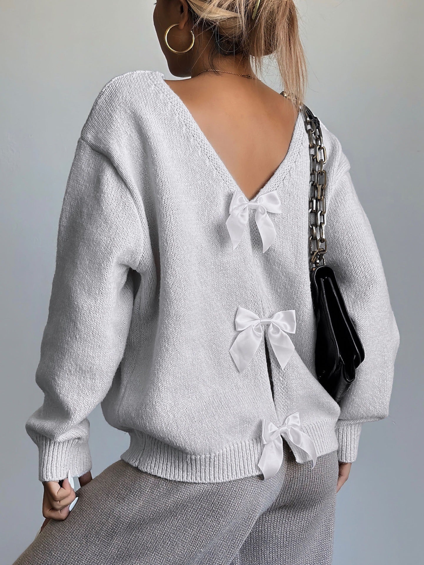 Karin Back Tie Cardigan