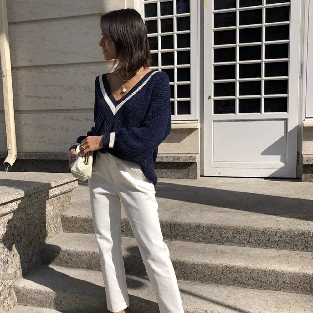 Irina Sunday Tennis Strickpullover