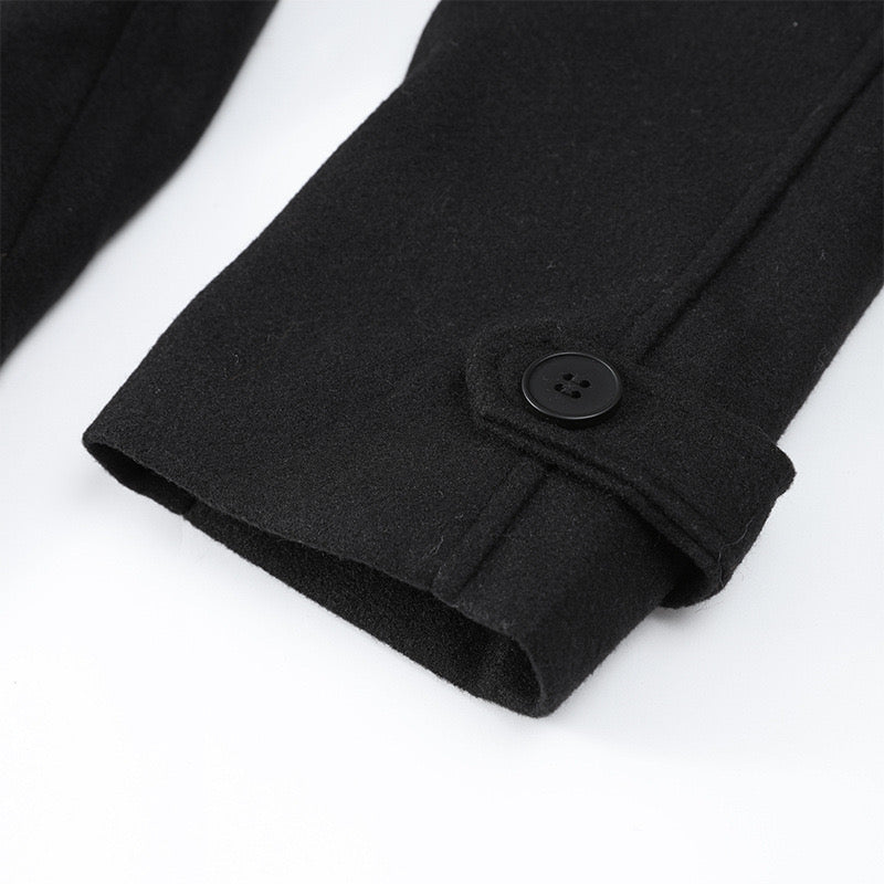 Ismara Midnight Wool Trenchcoat