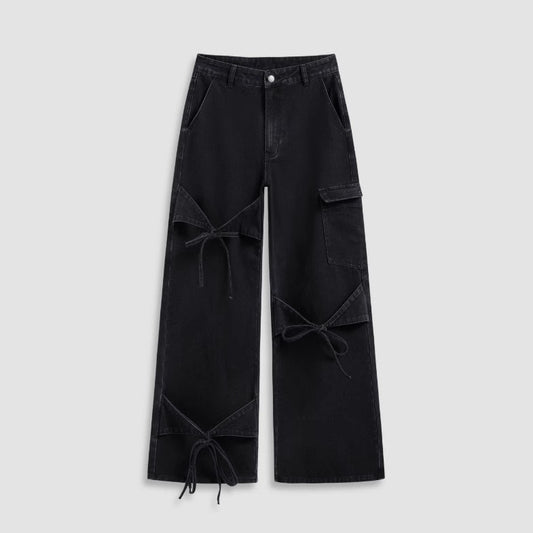 Kalila Schleifen Jeans