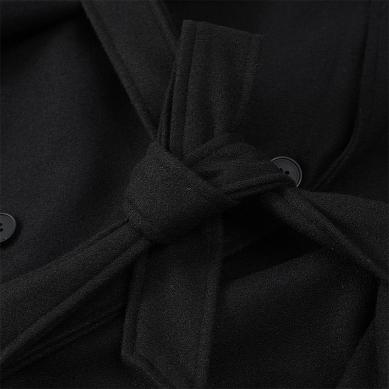 Ismara Midnight Wool Trenchcoat