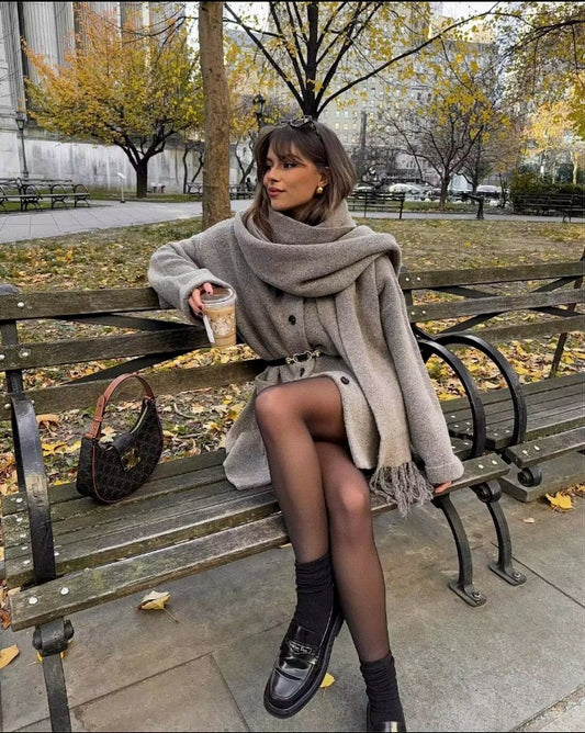 Eleonora Autumn Scarf Coat