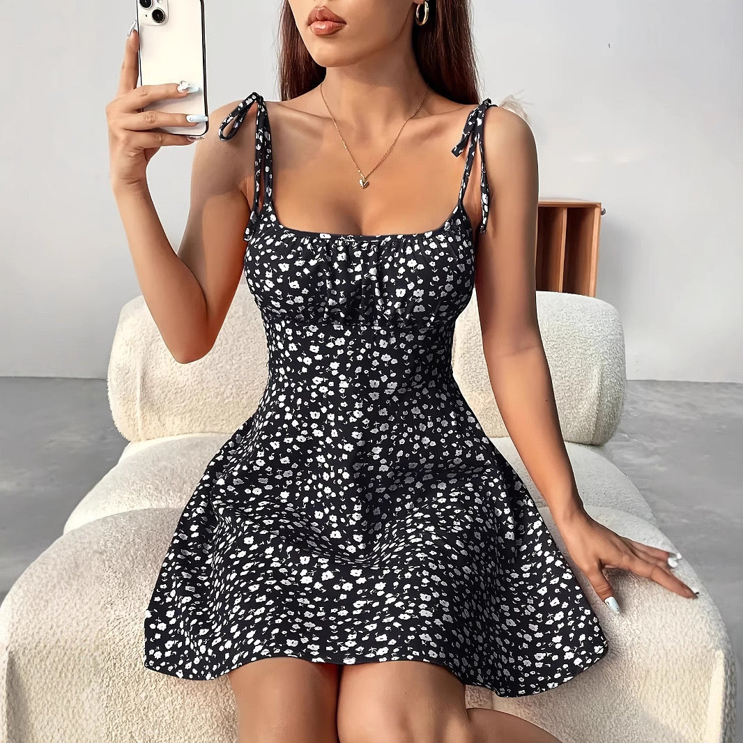Mariela Black & Blossom Kleid