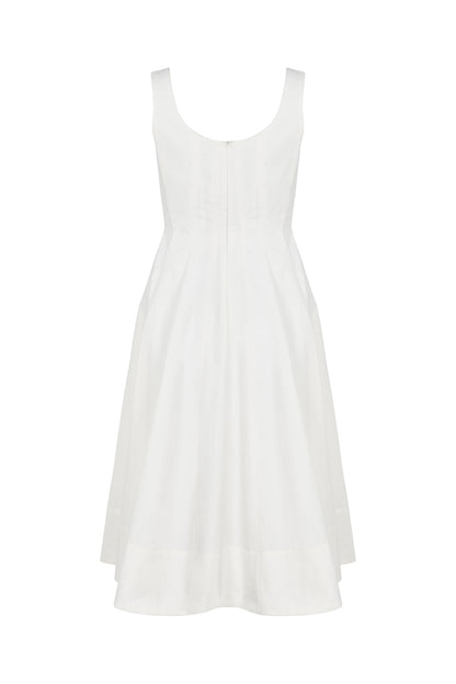 Senara Boat Neck Kleid