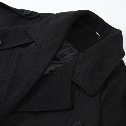 Ismara Midnight Wool Trenchcoat