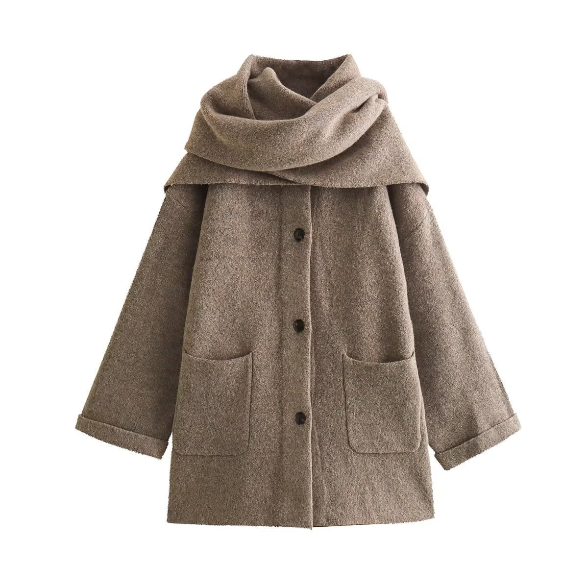 Eleonora Autumn Scarf Coat