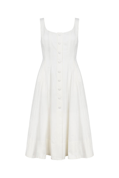 Senara Boat Neck Kleid