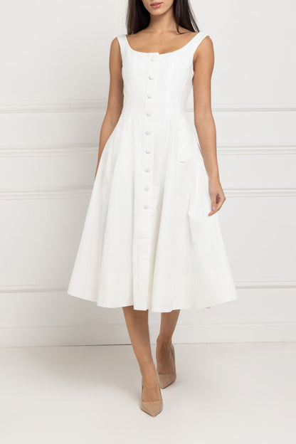 Senara Boat Neck Kleid