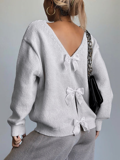 Karin Back Tie Cardigan