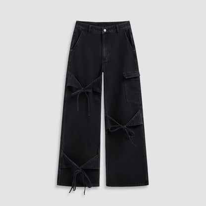 Kalila Schleifen Jeans