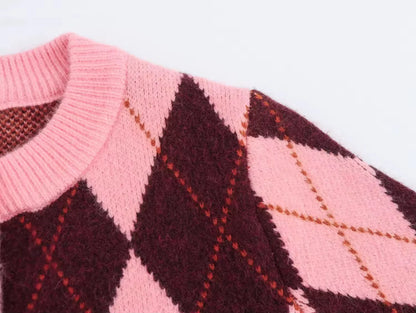 Mireen-Elise Rosé Charm Cardigan