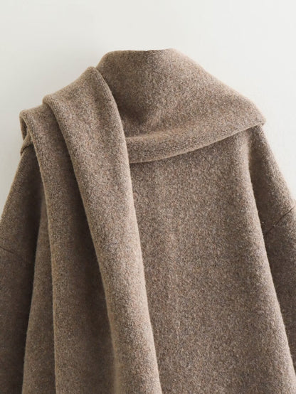 Eleonora Autumn Scarf Coat