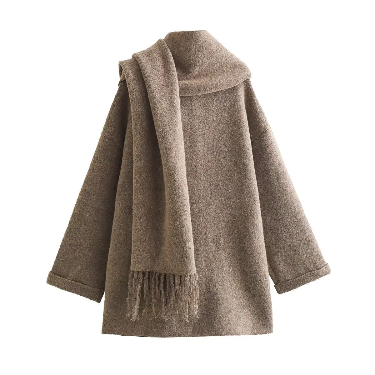Eleonora Autumn Scarf Coat