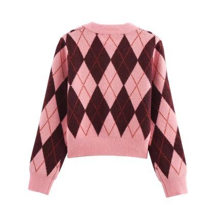 Mireen-Elise Rosé Charm Cardigan